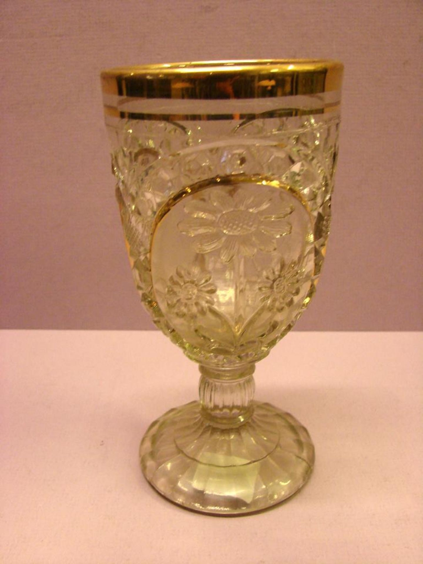 Weinglas, Kristall, Viribus Unitis 1914-1916- - -22.00 % buyer's premium on the hammer price19.