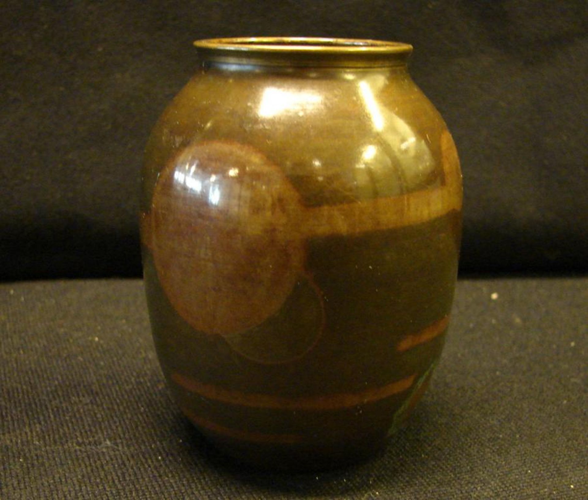 Vase, Messing, WMF-Ikora, Unikat Serie, H.ca. 9 cm- - -22.00 % buyer's premium on the hammer
