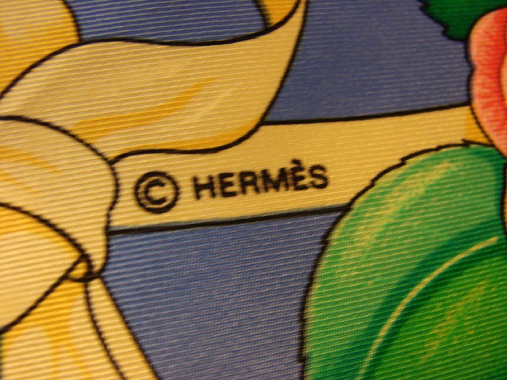 Hèrmes, Seidentuch, "Fleurs de l'Opéra", 90 x 90 cm- - -22.00 % buyer's premium on the hammer - Image 2 of 2