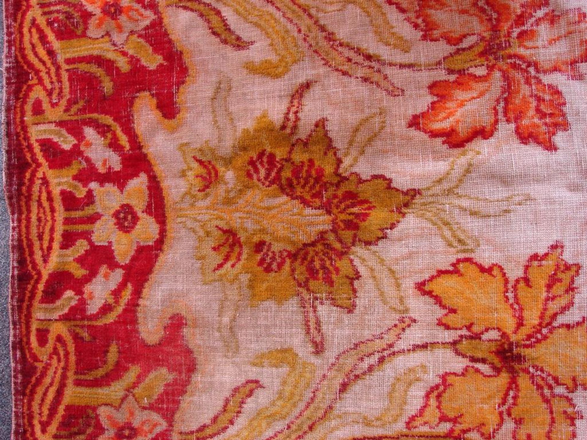 Teppich, florale Jugendstilmuster, (Frisch gereinigt), ca. 160 x 224 cm- - -22.00 % buyer's - Image 3 of 4