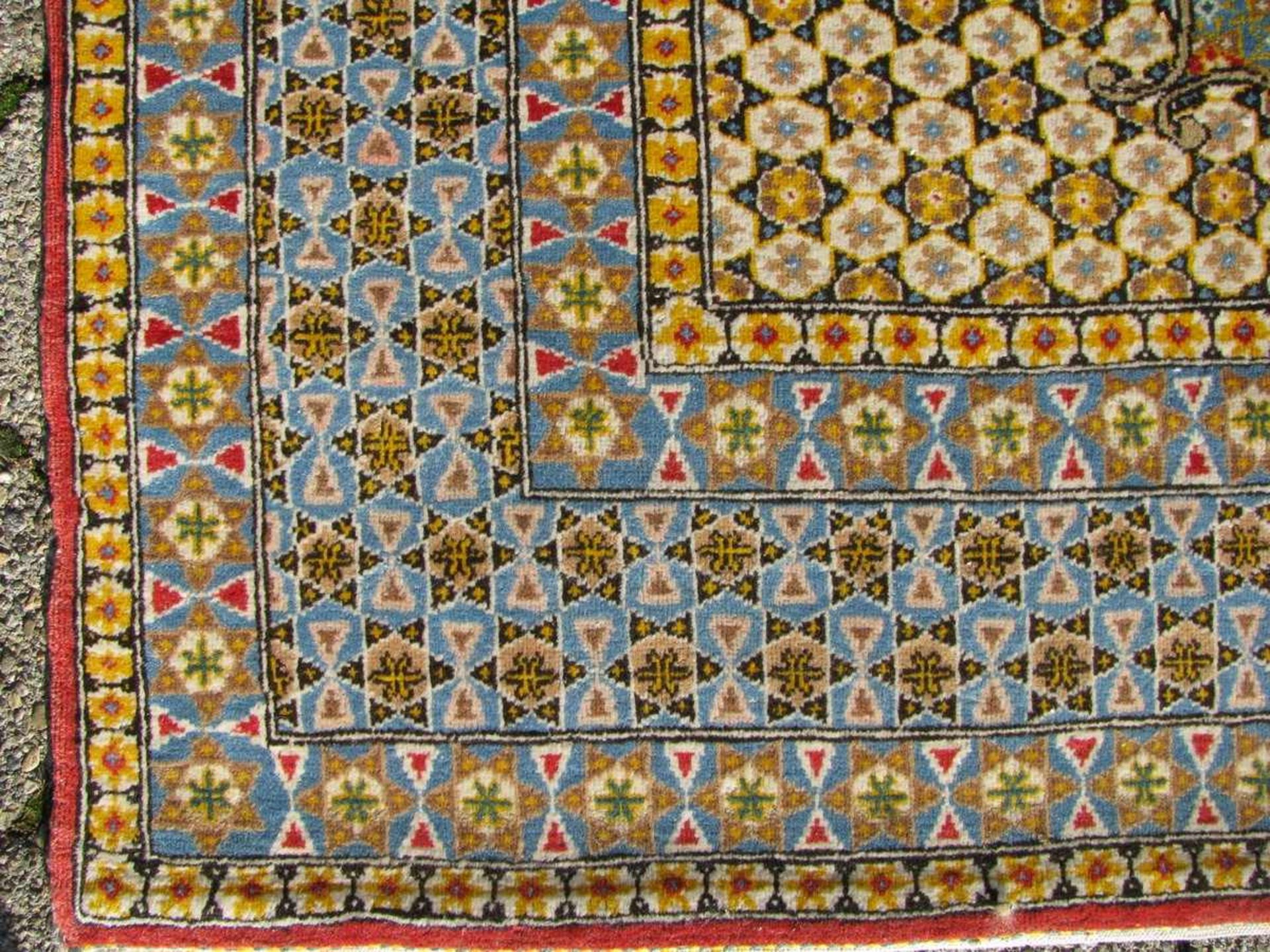Ghom, Persien, alt, ca. 201 x 138 cm. - Bild 2 aus 4
