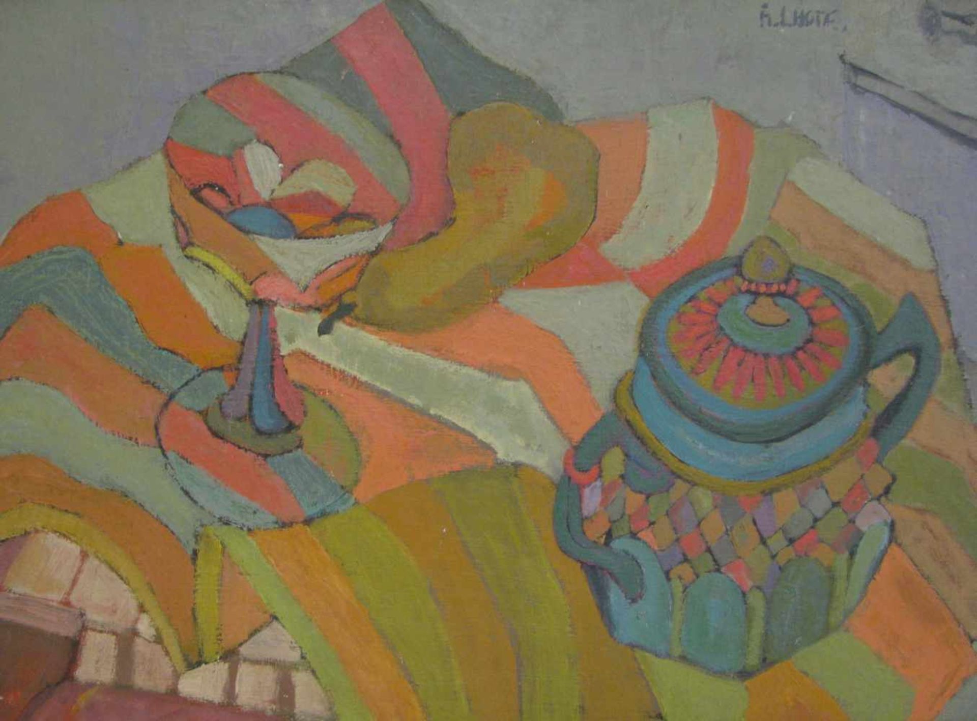 In der Art André Lhotes, 1885 - 1962, Bordeaux - Paris, französischer Maler, Bildhauer und - Image 3 of 3