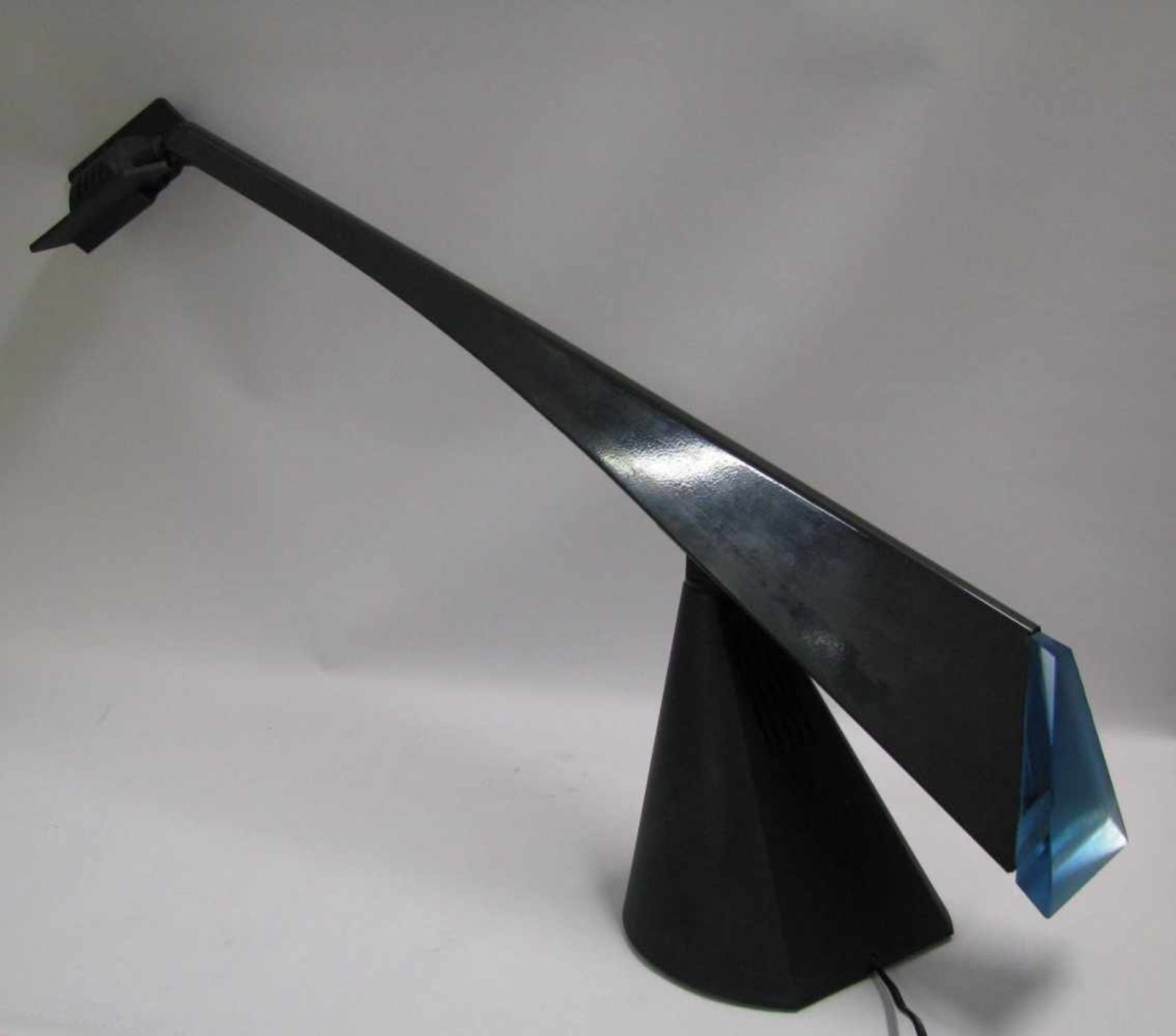 Designer-Lampe, Venini, Modell Messer, Design B. Gecchelin, 1970/0er Jahre, sign. 'Venini 90',