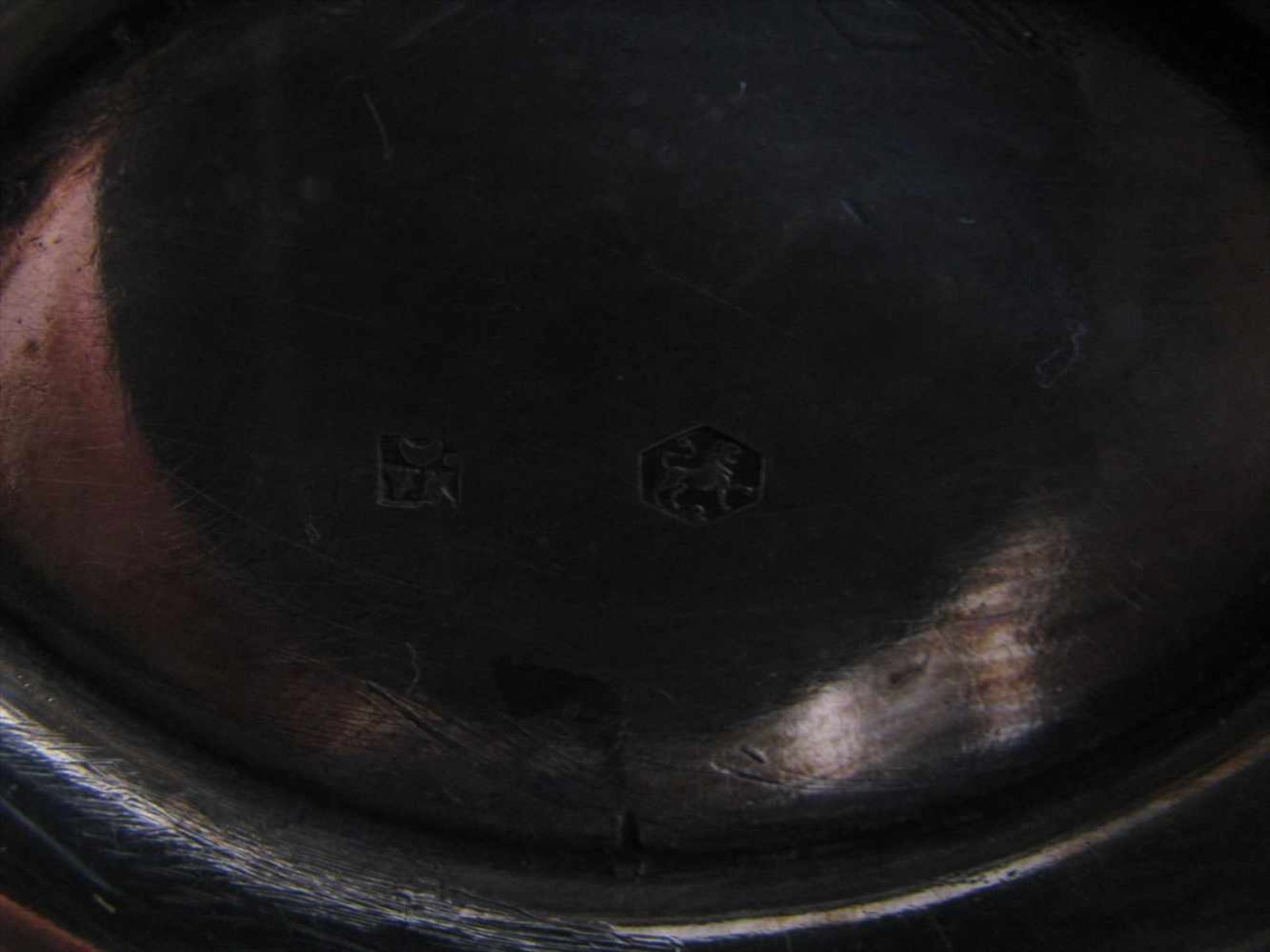 5 teiliges Teeservice, Niederlande, Empire-Stil, 835er Silber, gepunzt, 1093 g, Meistersignatur " - Image 3 of 3
