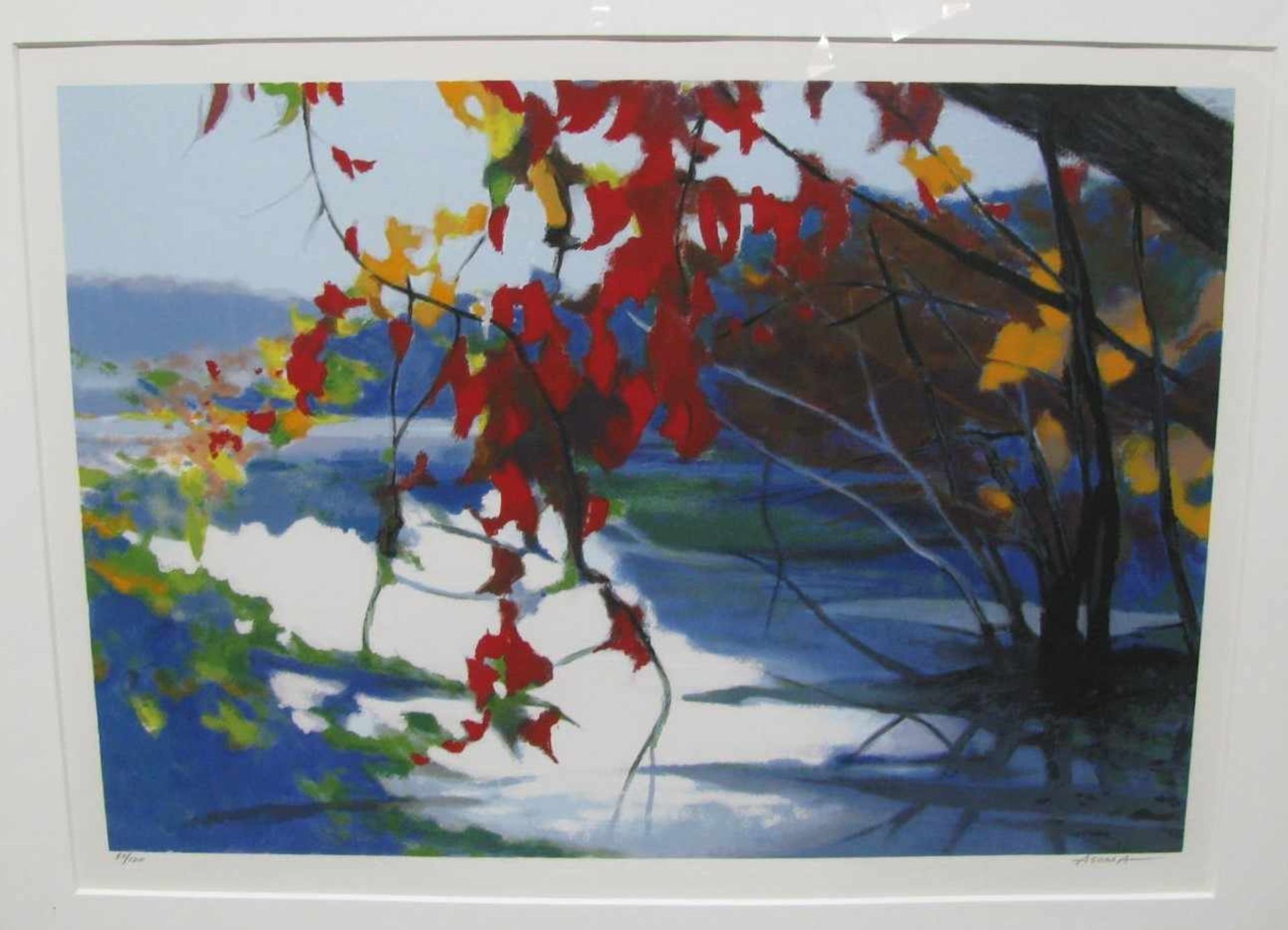 Asoma, Tadashi, 1923 - 2017, Japan - Garrison/USA, Japanischer Künstler,"Cascading Leaves",