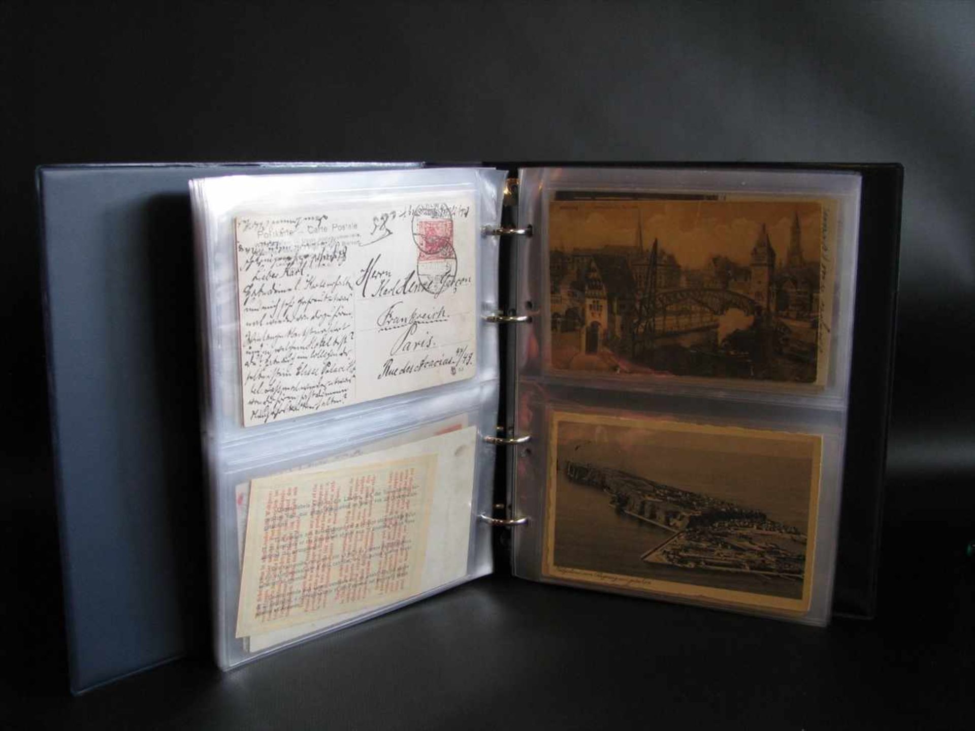 Sammlung von 72 alten Postkarten, divers.