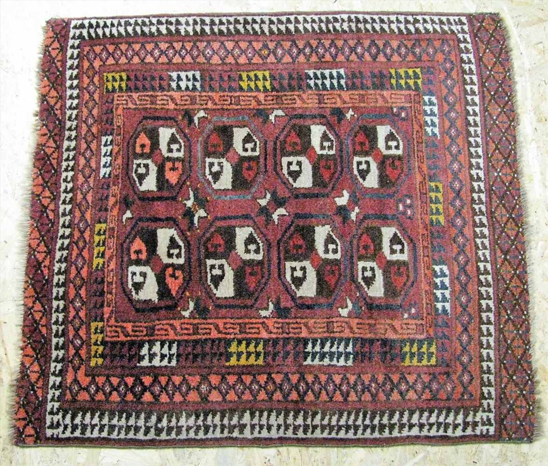 Turkmene, antik, ca. 87 x 76 cm.