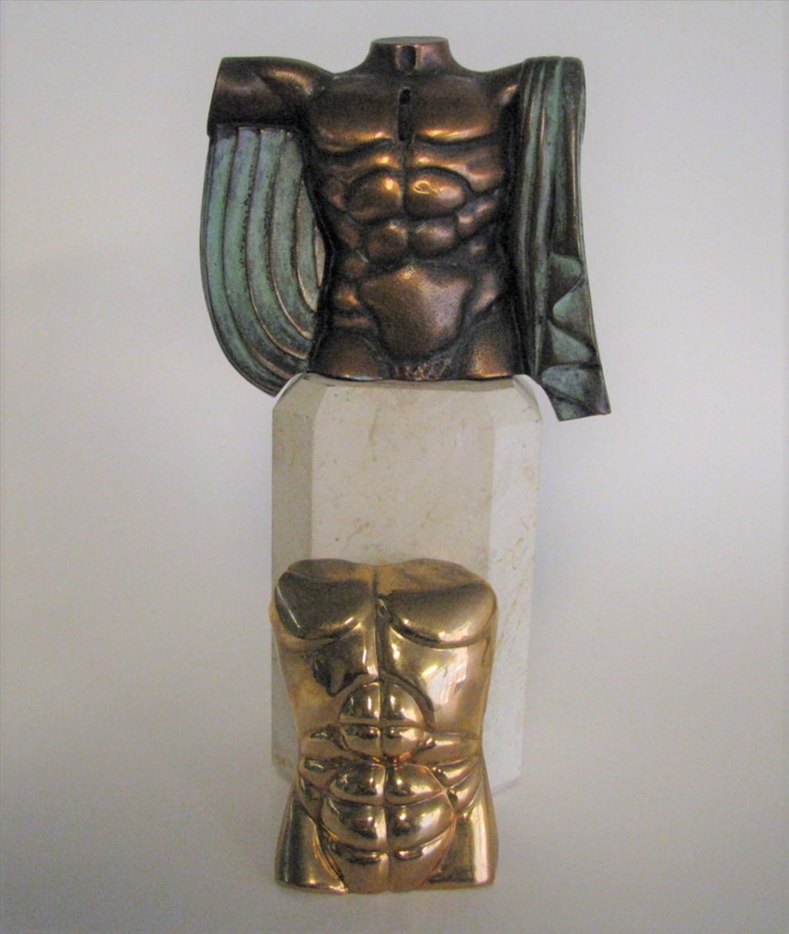 Berrocal, Miguel, 1933 - 2006, Villanueva de Algaidas - Antequera,"Torso", Bronze patiniert, Aufl. - Bild 2 aus 2