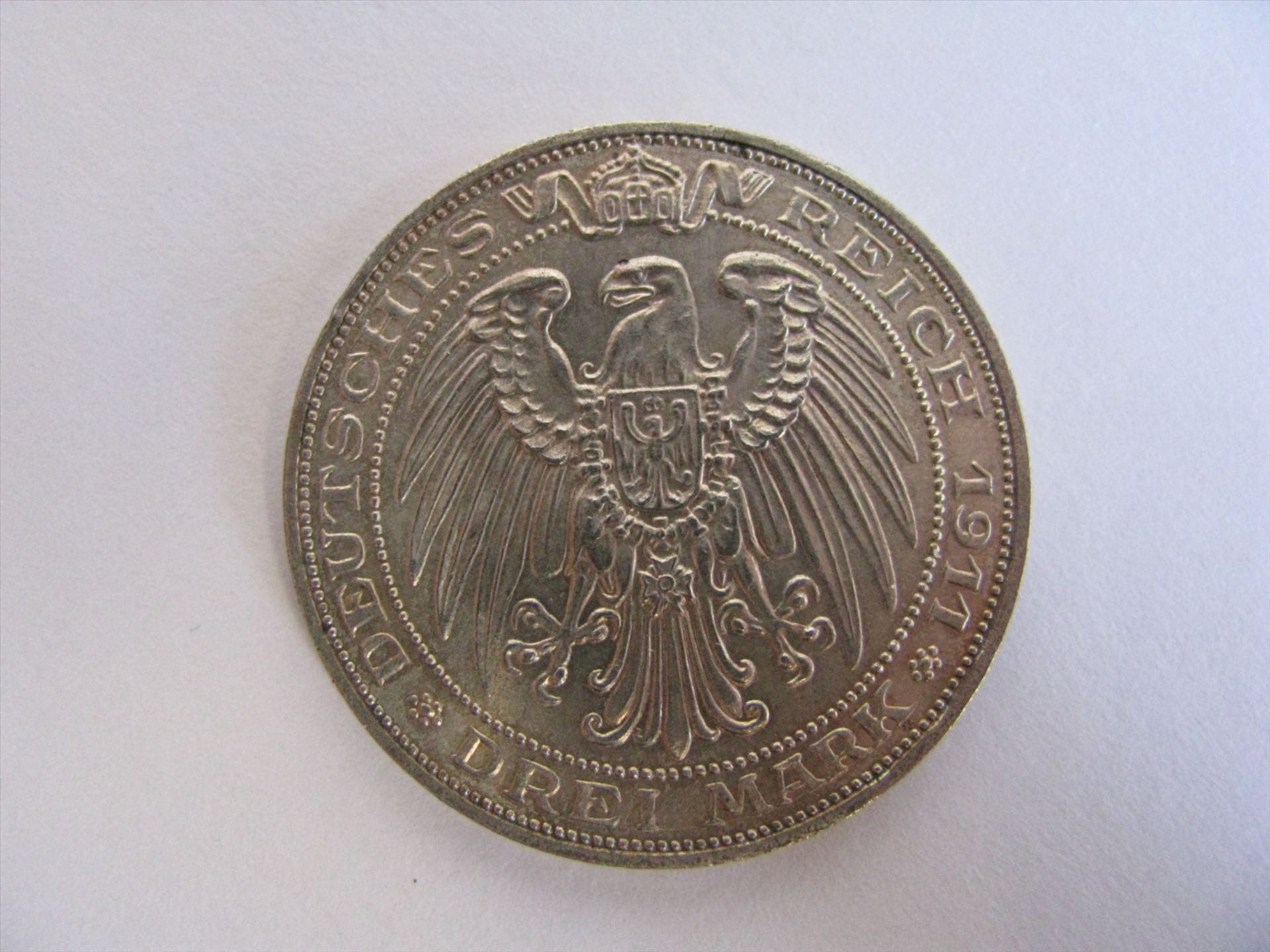 Silbermünze, Deutsches Reich, 3 Mark, 1811, Friedrich Wilhelm III./Friedrich Wilhelm II, Universität - Bild 2 aus 2