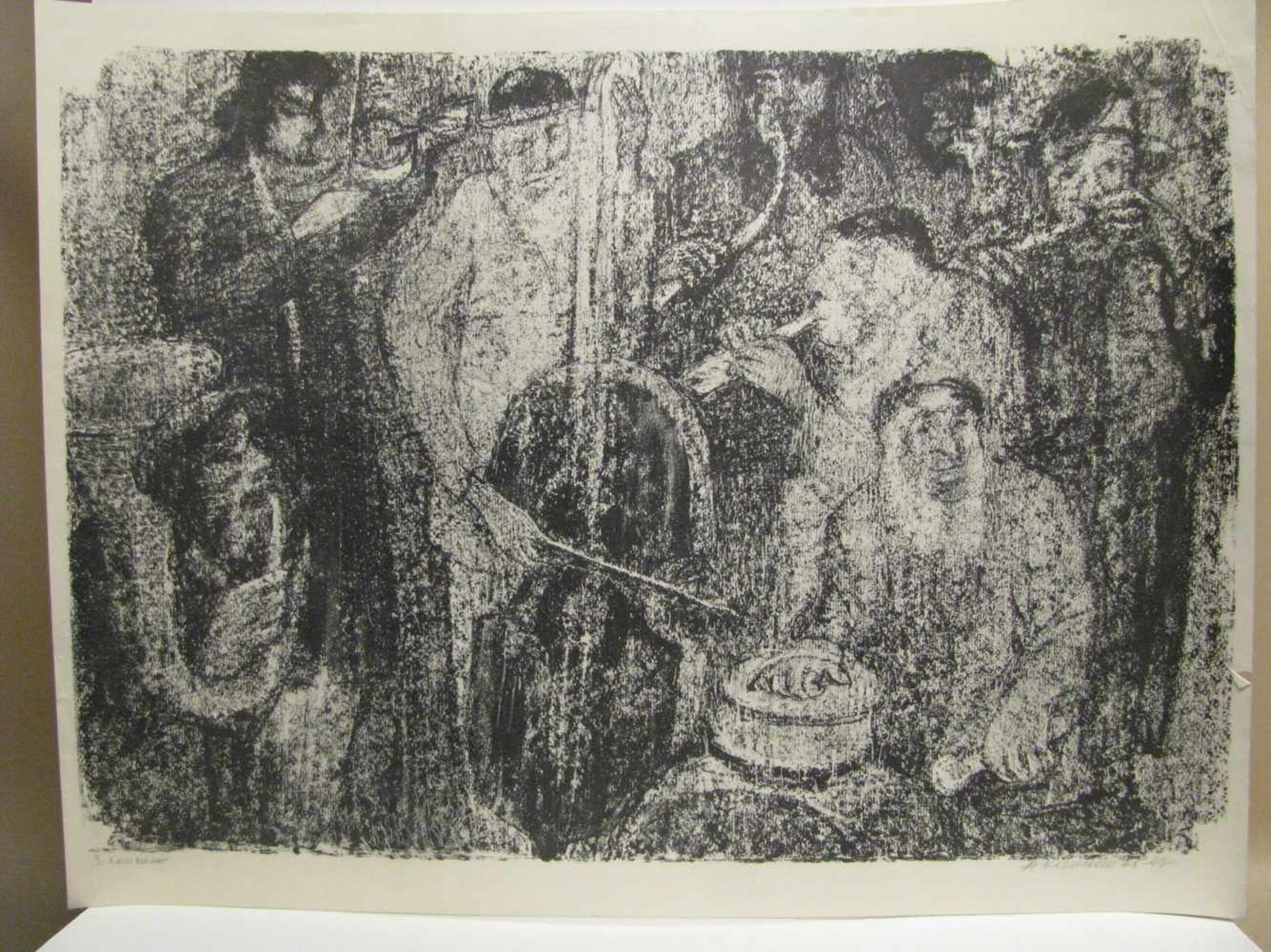 Unles.sign., "Musikanten", 11 Lithografien, 42 x 60 cm, o.R.- - -19.00 % buyer's premium on the