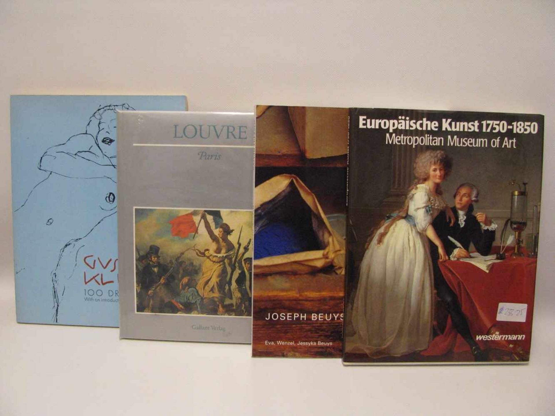 4 diverse Bände Kunstbücher, Metropolitan Museum of Art (Hrsg.): Europäische Kunst 1750 - 1850.