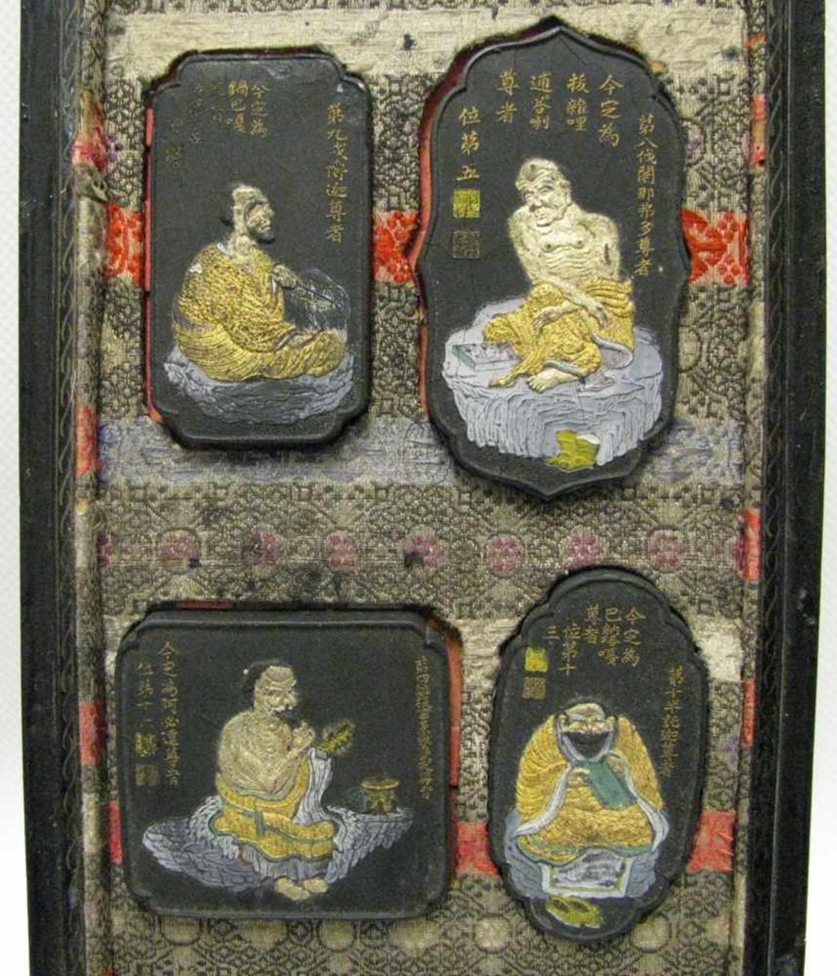 Siegeldose mit 4 Siegeln, China, antik, 24 x 16 cm, R.- - -19.00 % buyer's premium on the hammer - Bild 2 aus 3