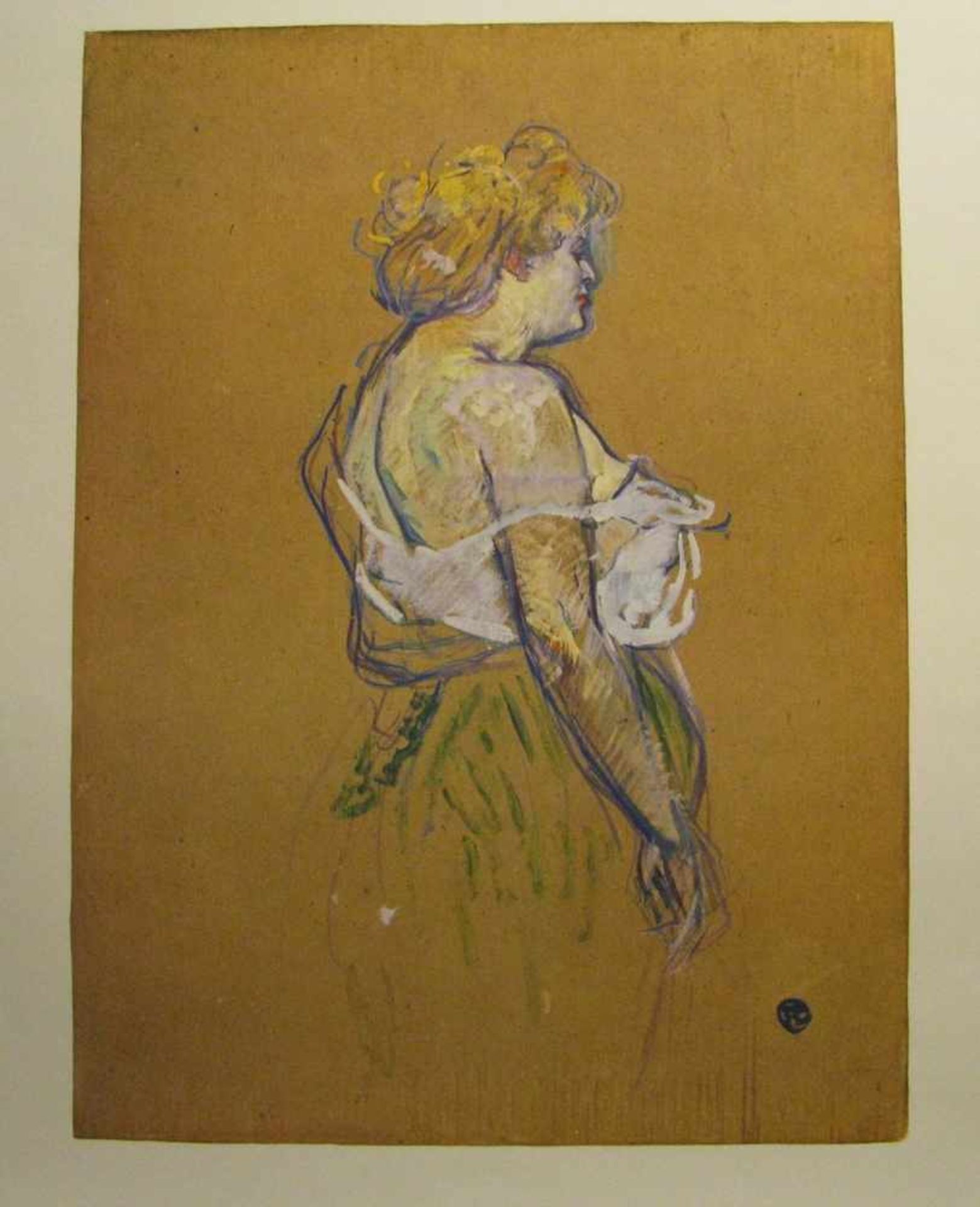 2 Kunstdrucke von Henri de Toulouse-Lautrec, 78 x 58,5 cm, o.R.- - -19.00 % buyer's premium on the