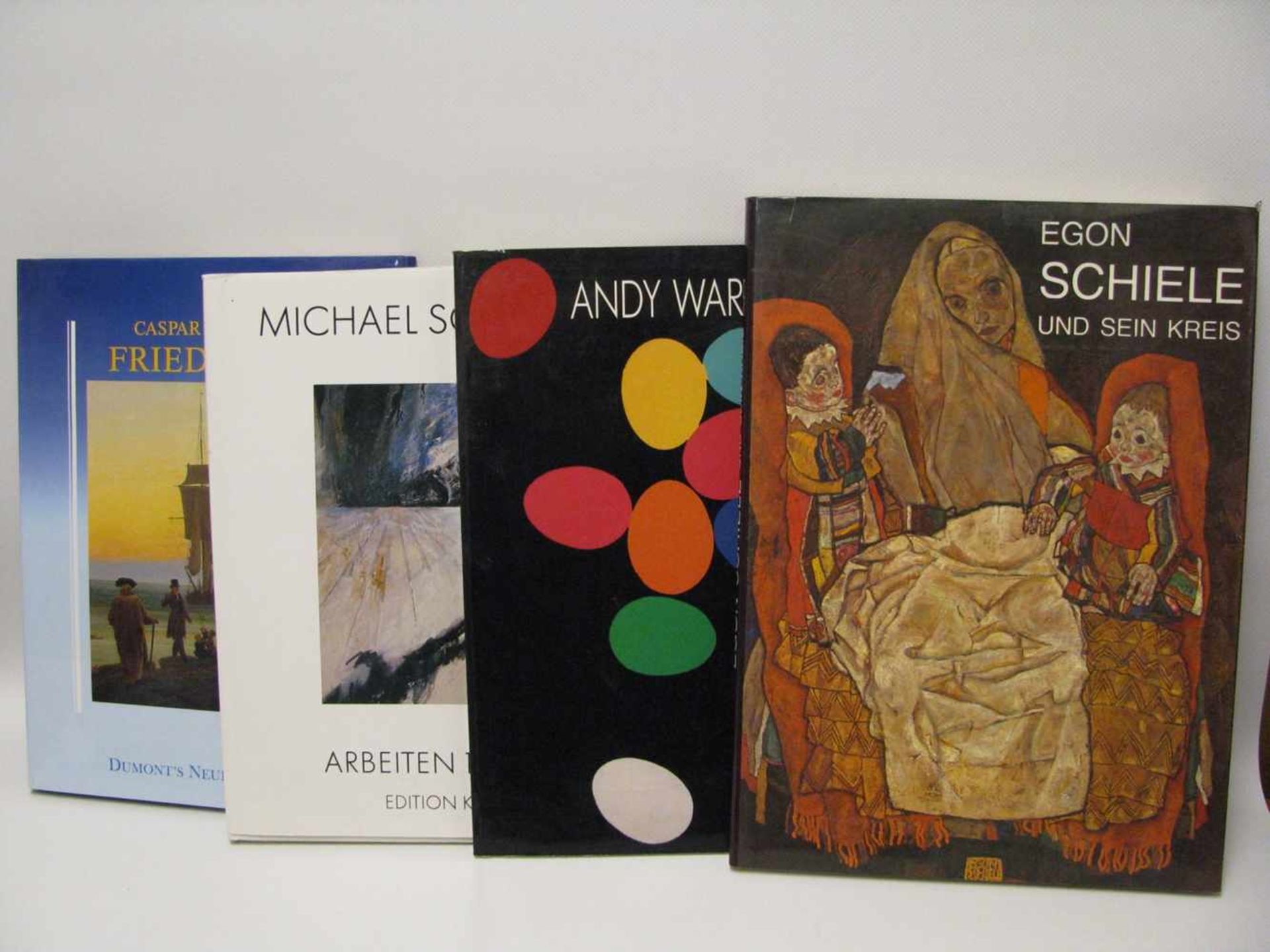 4 diverse Bände Kunstbücher, Schmied, W.: Caspar David Friedrich, Köln 1992/Edition Kurze (Hrsg.):