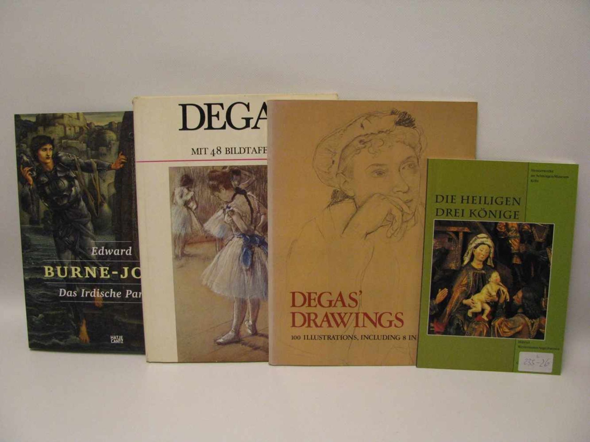 4 diverse Bänder Kunstbücher, Dover Publications Inc.: Degas' Paintings. 1973/Robert, Keith: