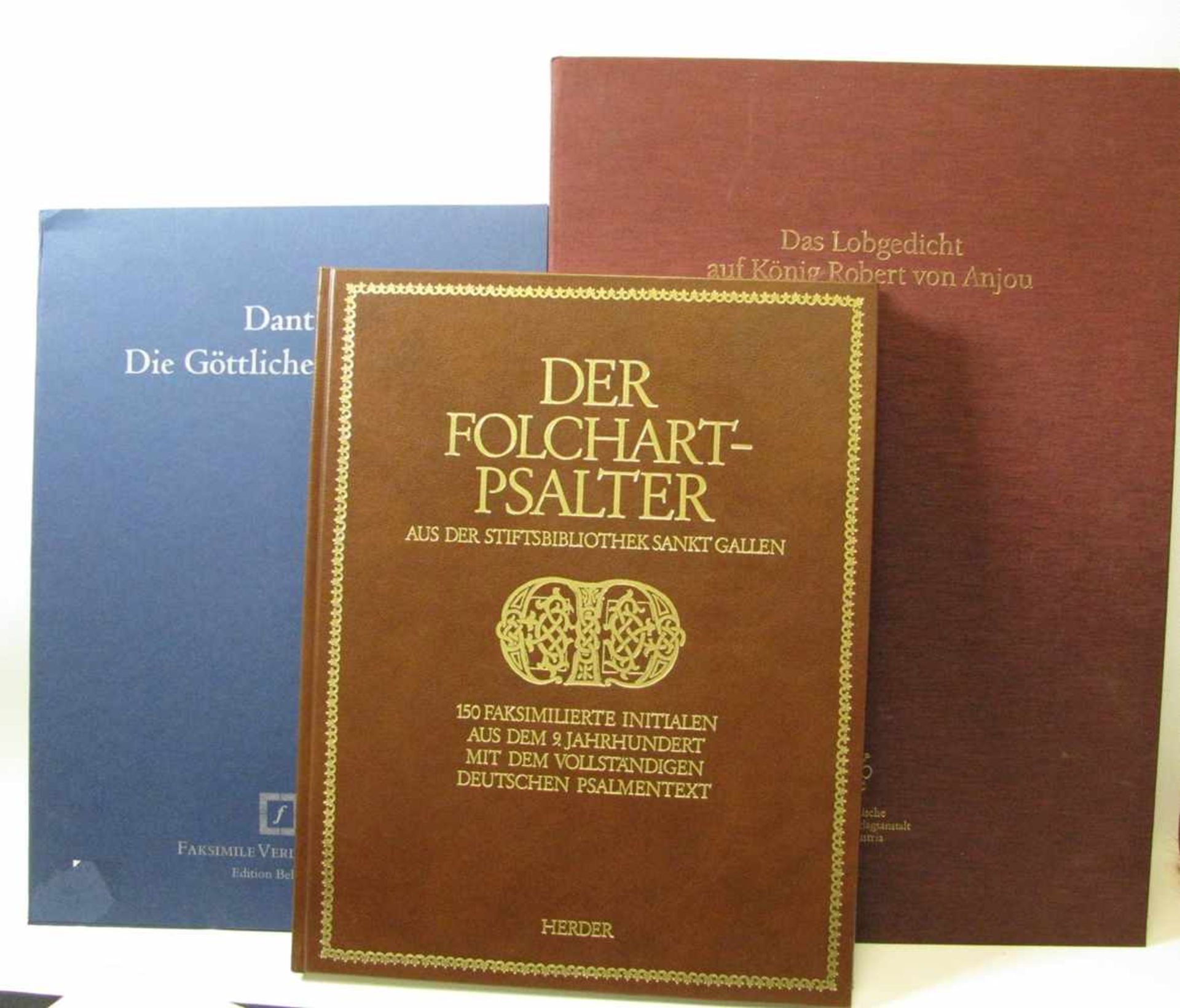 6 diverse Bd., "Die Bamberger Apokalypse", "Der Folchart-Psalter", "Bibliotheca Apostolicana", "