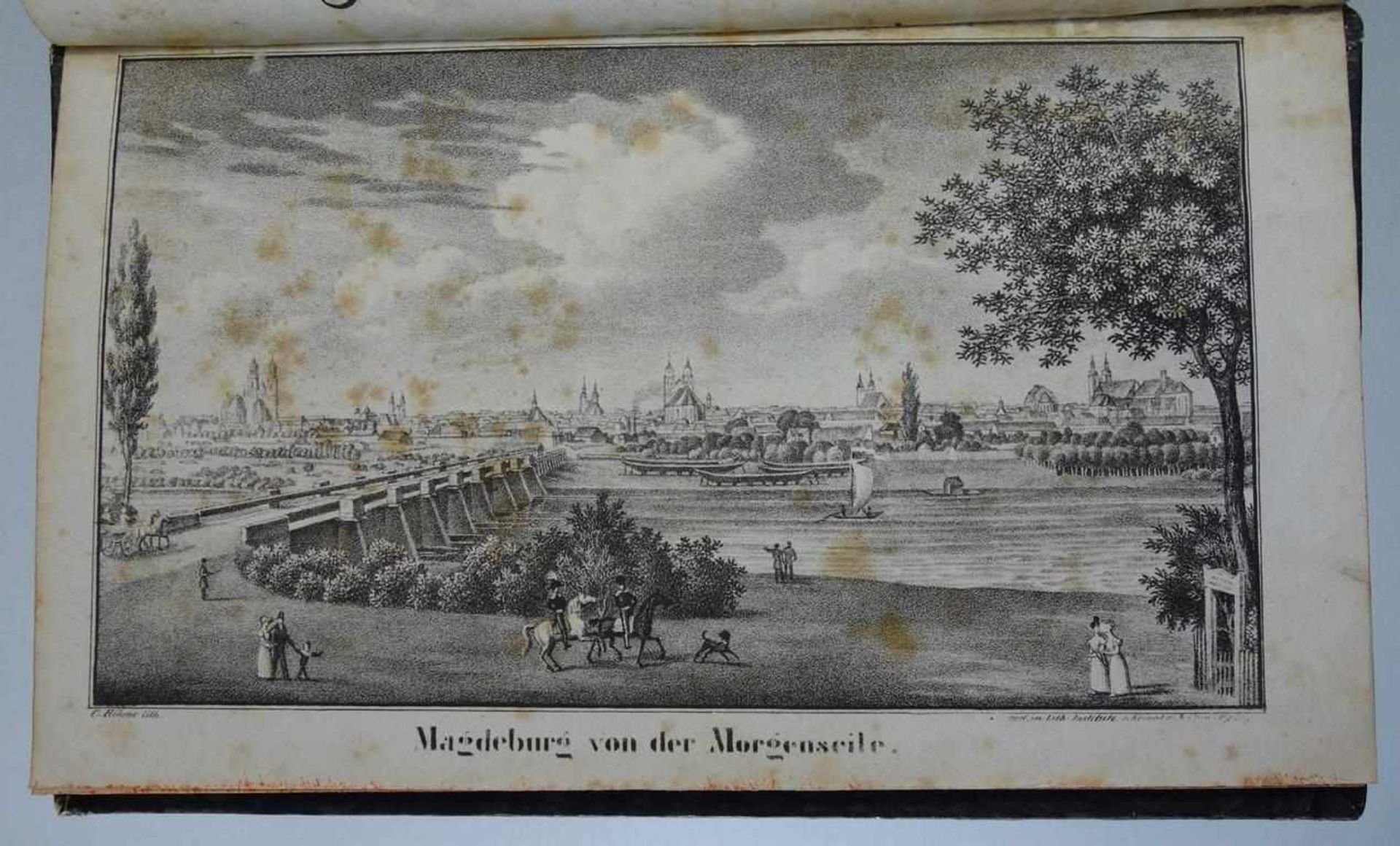 Magdeburg, die wieder empor-gerichtete Stadt Gottes auf Erden, 1831Denkschrift zur zweiten - Bild 2 aus 4