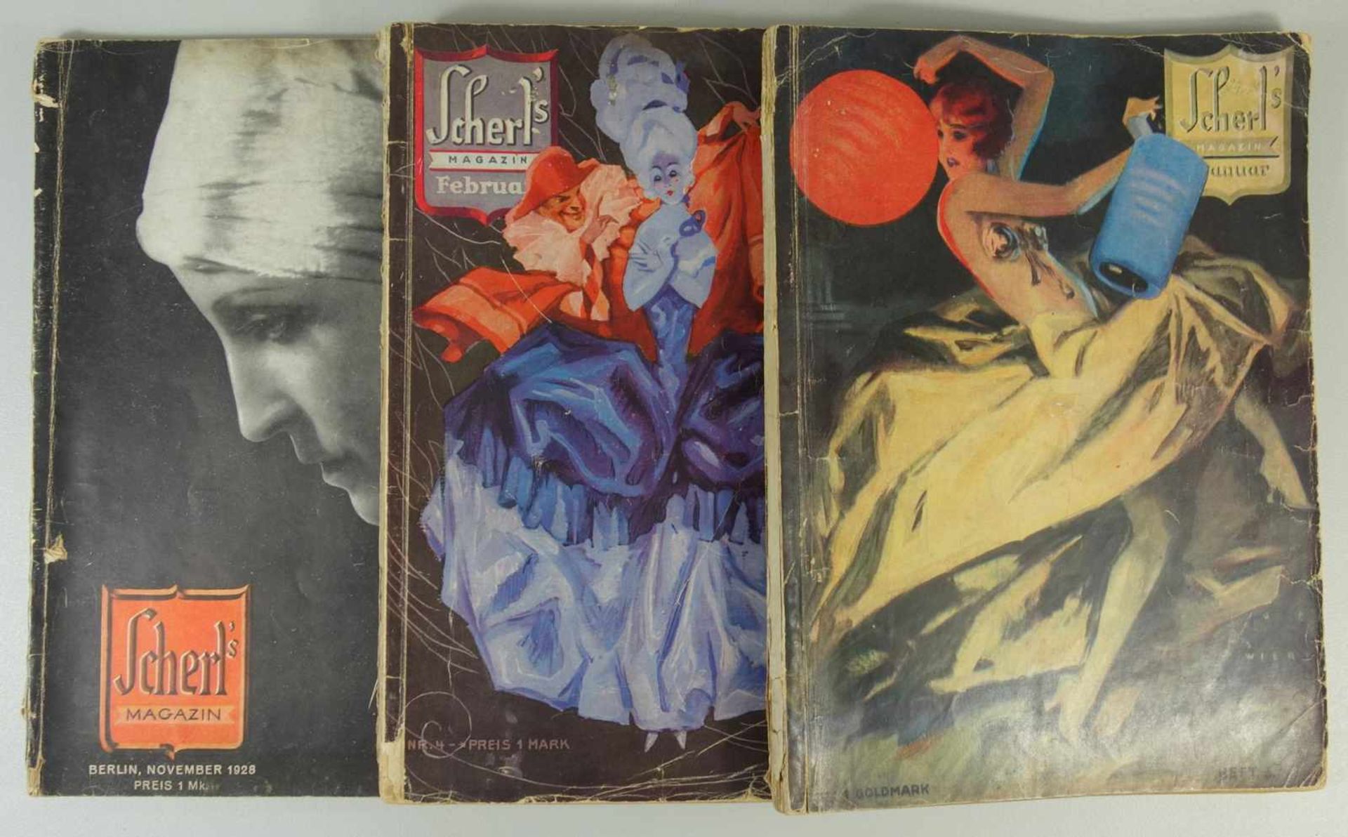 3 Scherl´s Magazine, 1925 und 1928Heft 3, Januar 1925; Heft 4, Februar 1925; Heft 11, November 1928;