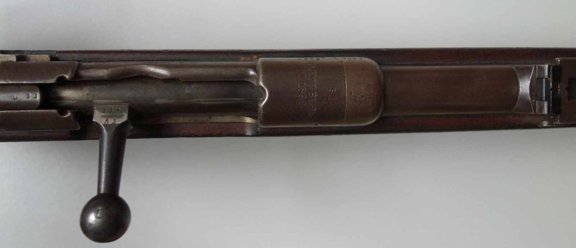 Karabiner Gewehr 88, Loewe Berlin, DekorationswaffeStempel BKA 56, L.124cm - Image 2 of 3