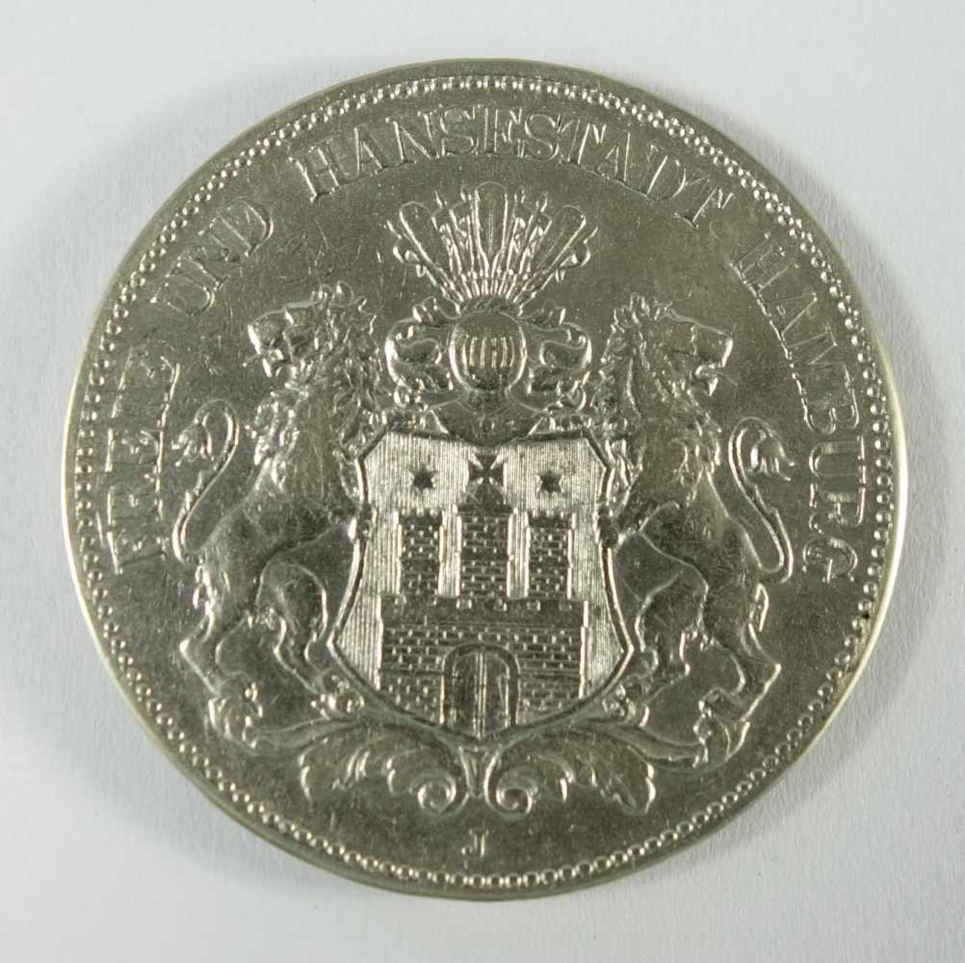 5 Mark, Hamburg, 1903, JAg, ss/vz