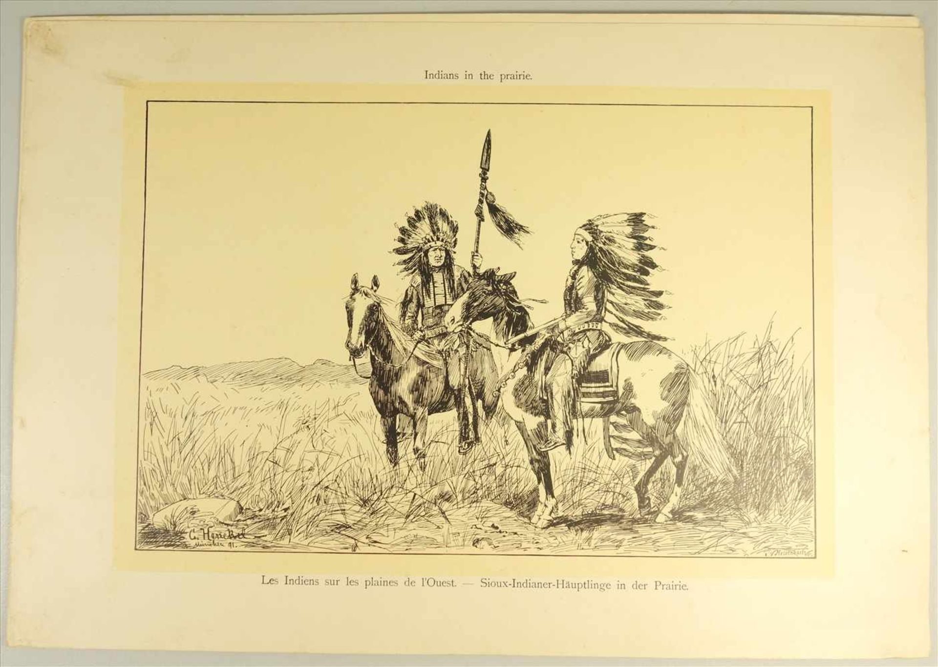 Buffalo Bill und sein wilder Westen, München 1891, englische Ausgabe: Buffalo Bill's Wild West, - Bild 3 aus 3