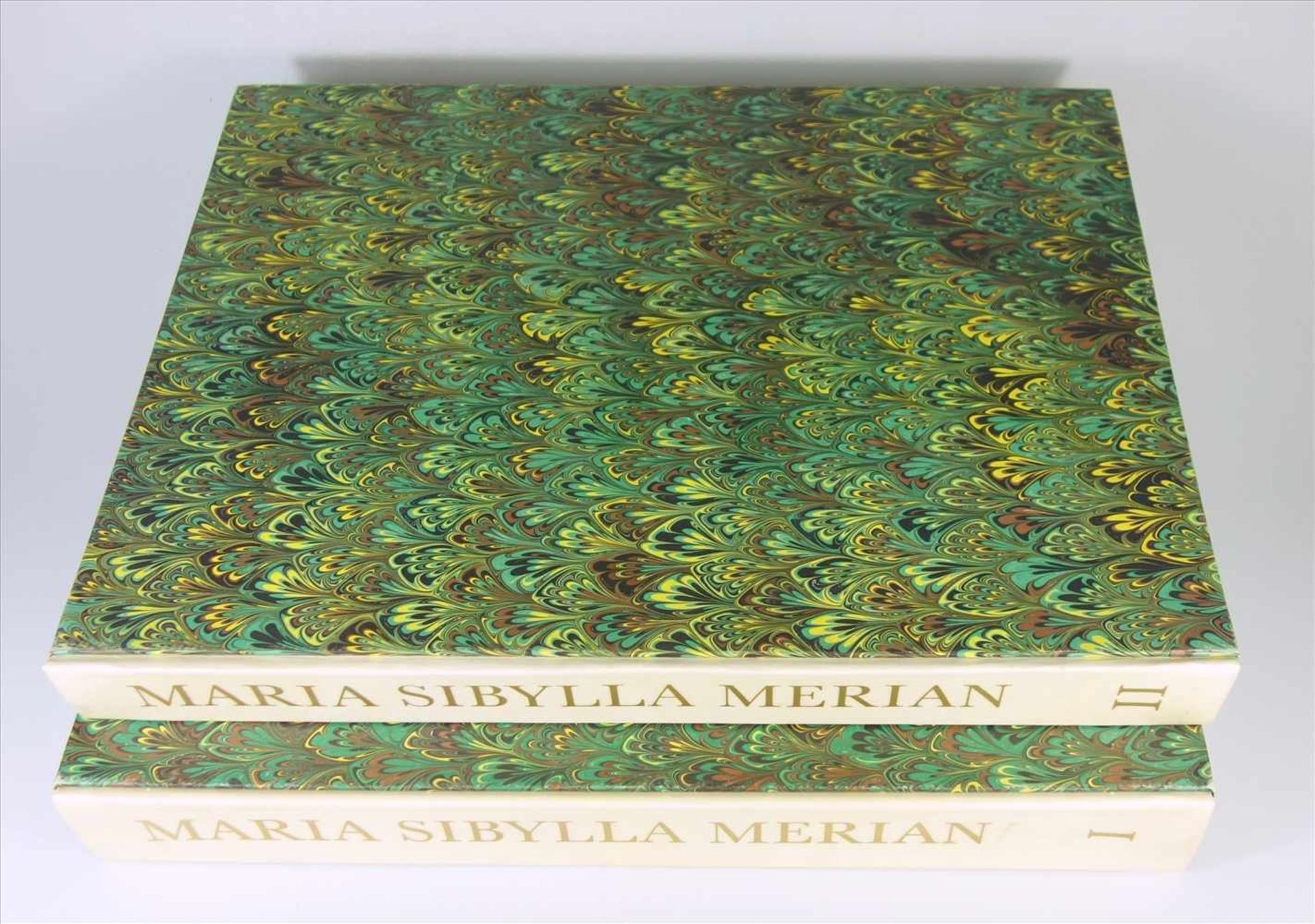 Maria Sibylla Merian, Leningrader Aquarelle. Faksimile und Kommentar. Edition Leipzig, 1974, 2 Bände