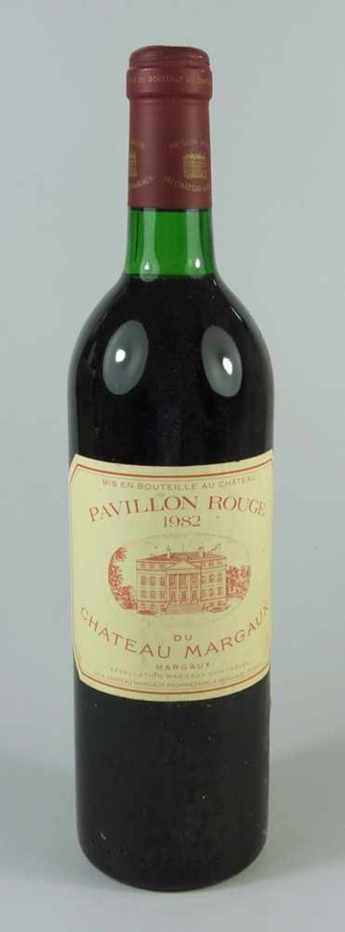 Rotwein "Pavillon Rouge du Château Margaux", 1982, 75cl, fachgerecht gelagertRed wine "Pavillon