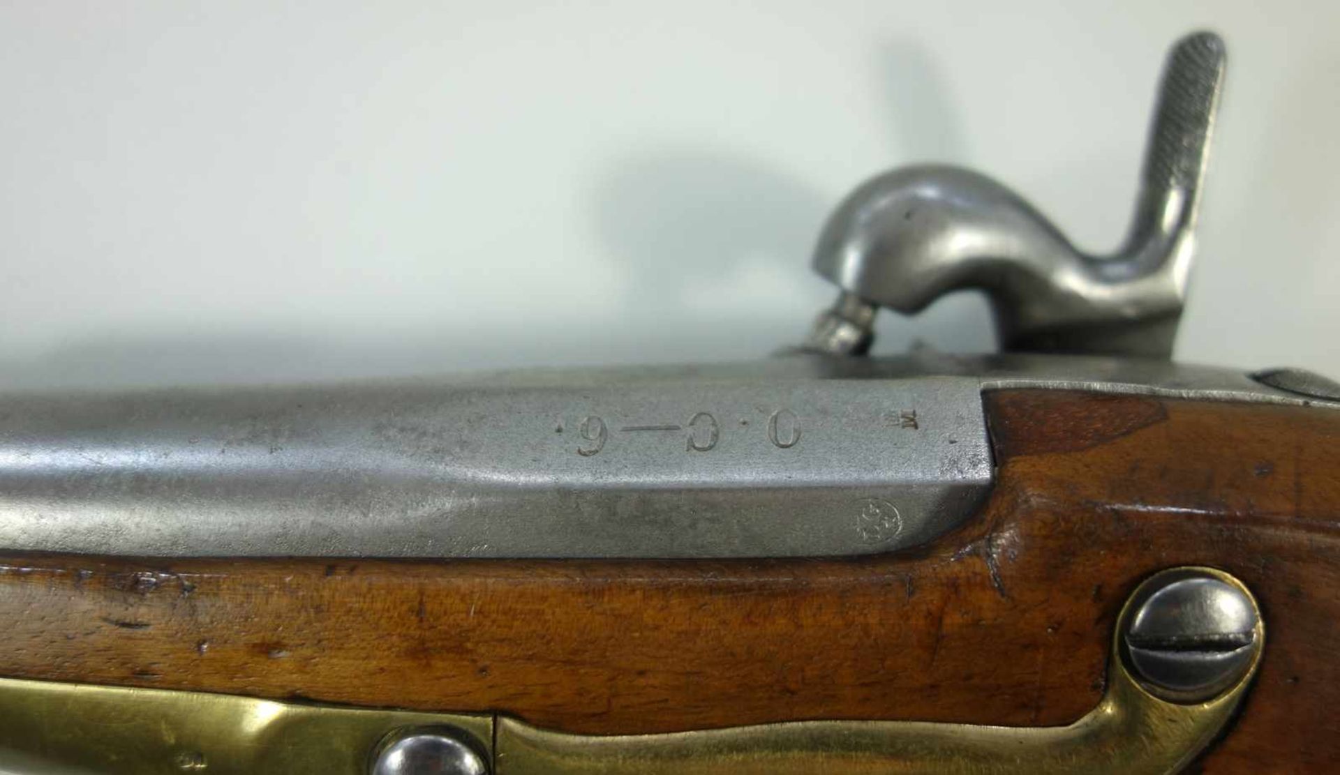 Perkussionspistole, Manufacture Imperiale Liége, Belgien, Kal. 17.6mm, Lauflänge 277mm, gesamt 445m, - Image 4 of 4