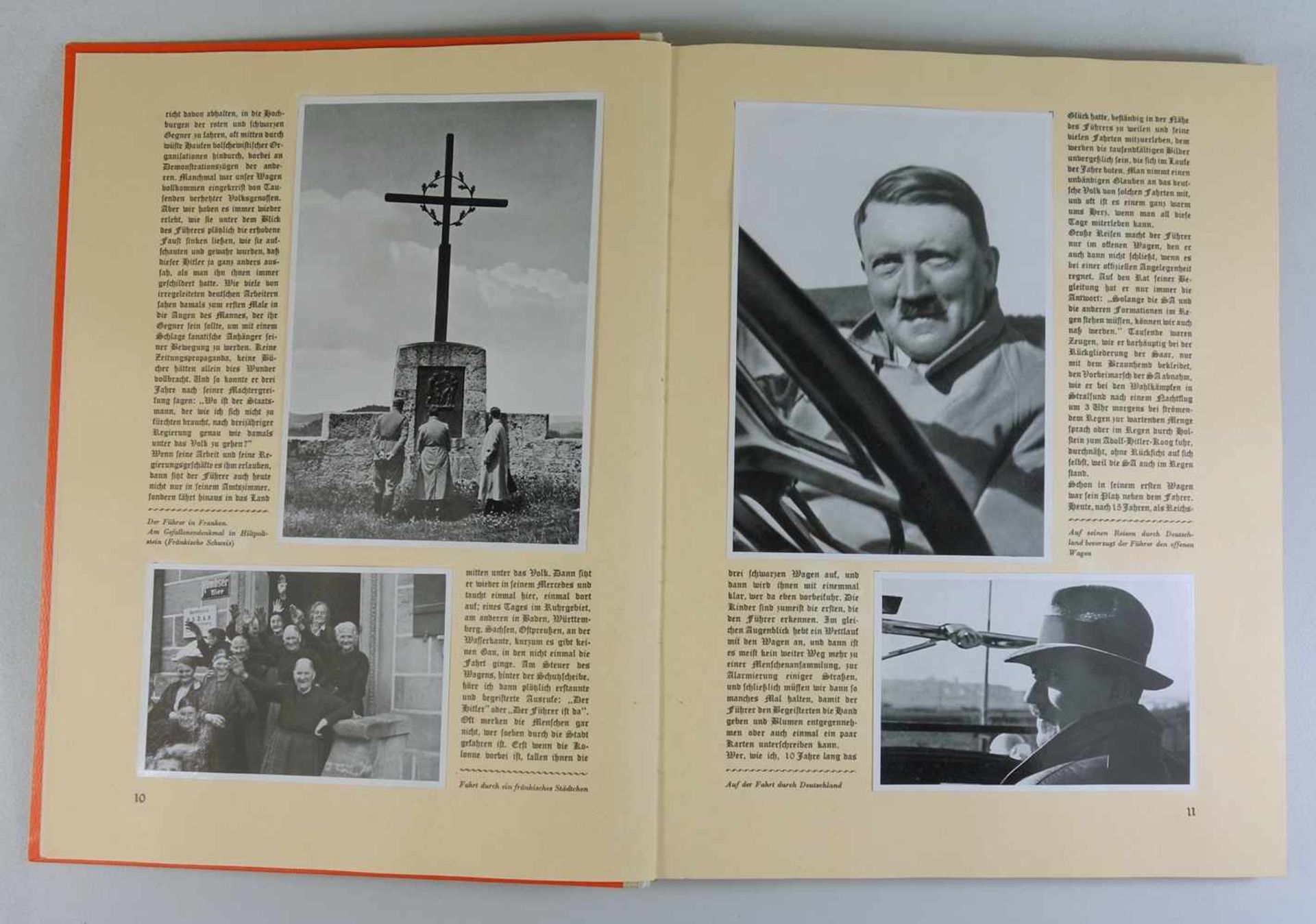 Zigarettenbilderalbum Adolf Hitler, Cigarettenbilderdienst Altona/Bahrenfeld, "Bilder aus dem - Image 2 of 2