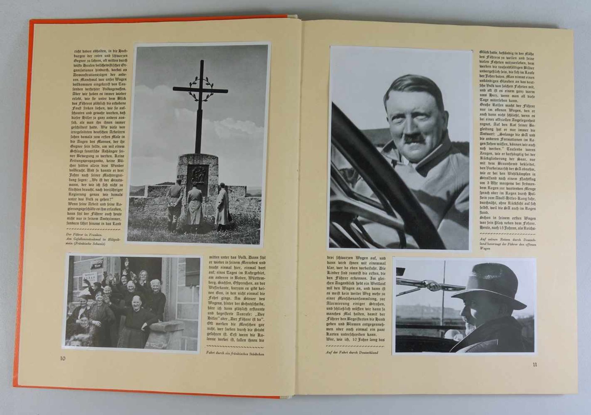 Zigarettenbilderalbum Adolf Hitler, Cigarettenbilderdienst Altona/Bahrenfeld, "Bilder aus dem - Bild 2 aus 2