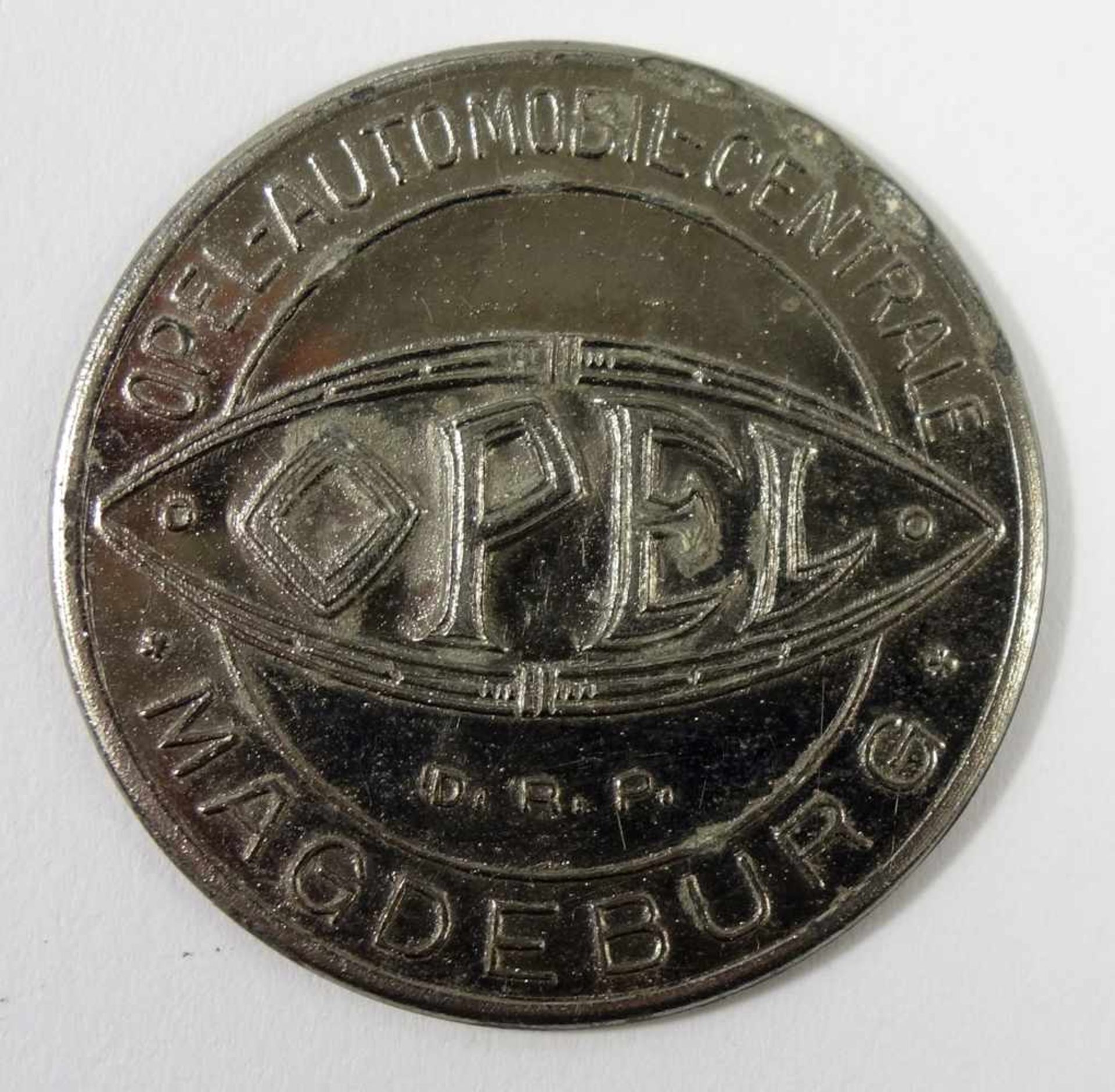 1* 10 Pfennig Briefmarken-Kapselgeld, Notgeld, rückseitig Werbung OPEL-Automobilzentrale - Bild 2 aus 2