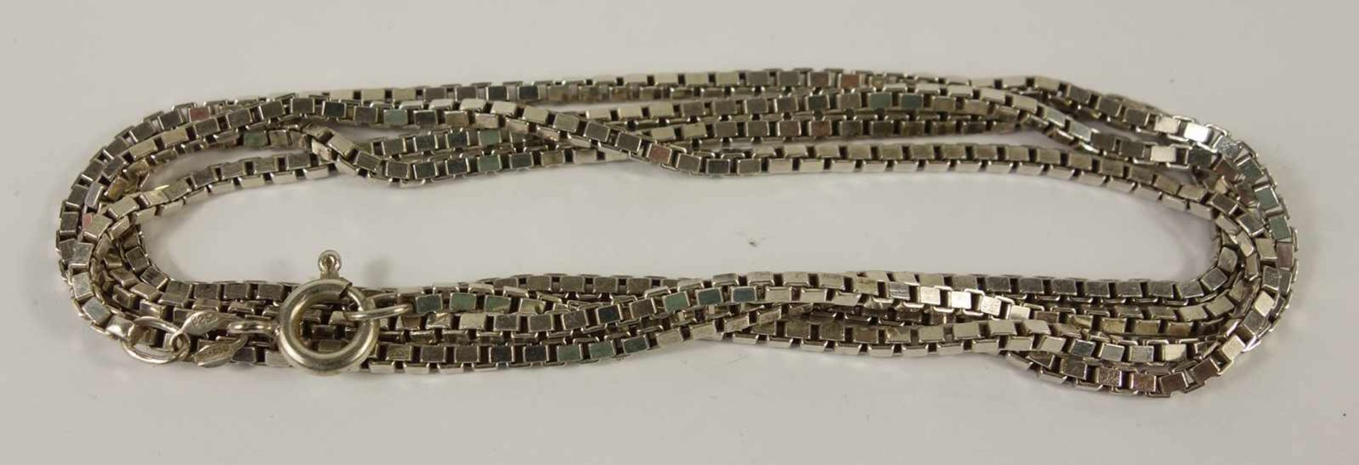Venezianerkette, 925er Silber, Gew.17g, L.80cmVenetian necklace, 925er silver, weight 17g, L.80cm- -