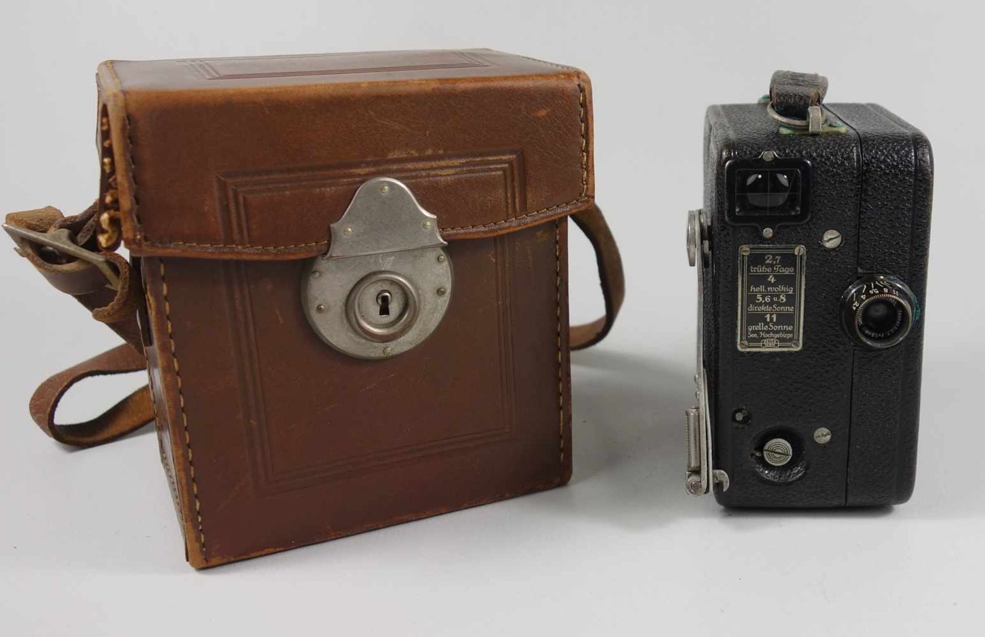 Schmalfilmkamera KINAMO, 1930er Jahre, Zeiss Ikon, 16mm Filmkamera, hergestellt 1929-1936,