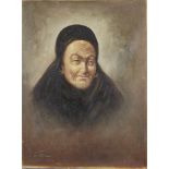 Portrait einer Berberfrau, Öl auf Leinwand, u.li. sign. TIMIN, Maße: 40 x 30 cm, leichte