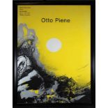 Otto Piene (1928 Laasphe - 2014 Berlin), Farbserigrafie, hansigniertes Ausstellungsplakat,