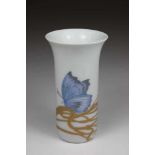 Kleine Vase, Rosenthal, Studio Linie, Entwurf von Alain Le Foll, H.: 10 cm, B.: 5,5 cm.