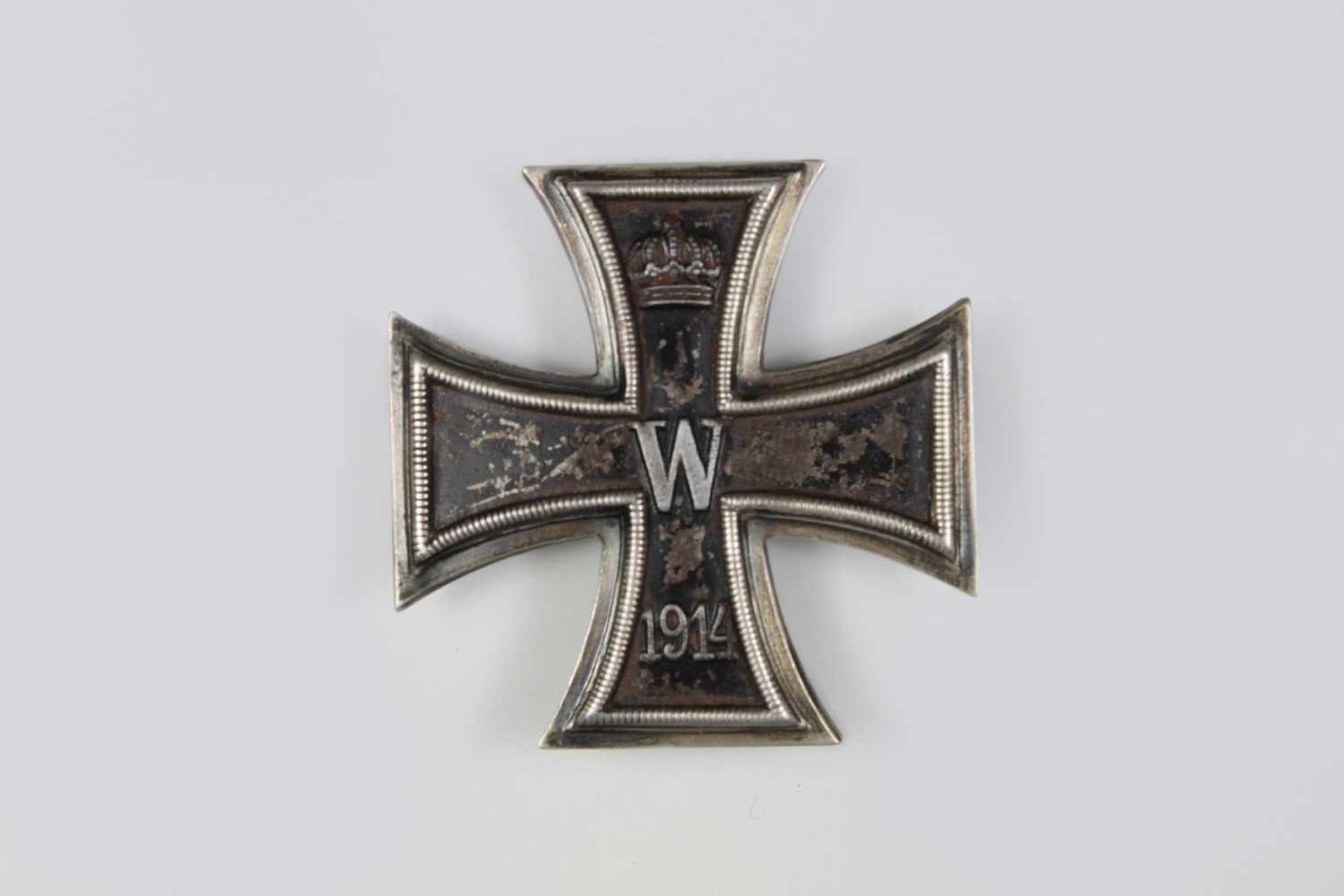 Eisernes Kreuz, WK I, 1914, erste Klasse, rückseitig unter Nadel KO.