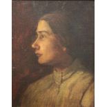 Porträt einer unbekannten Frau, Wohl Anfang 20 Jh., Öl auf Leinwand, unsign., 40 x 31 cm., m.R.: