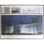 Christo, Jaracheff, siehe Lot. 1069. Offset Lithograph, u. li. sign. und gewidmet: for Stefan,