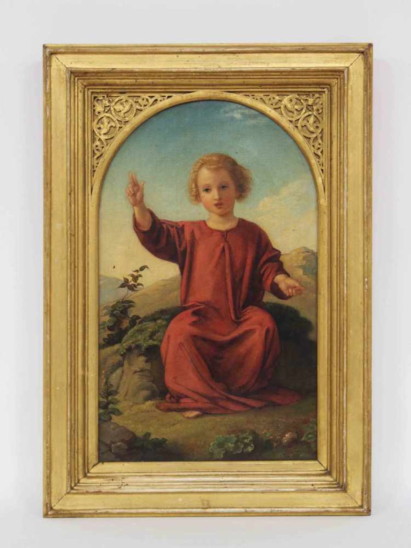 ITTENBACH, Franz zugeschrieben1813-1879Segnender ChristusknabeÖl auf Leinwand, altdoubliert, 37 x