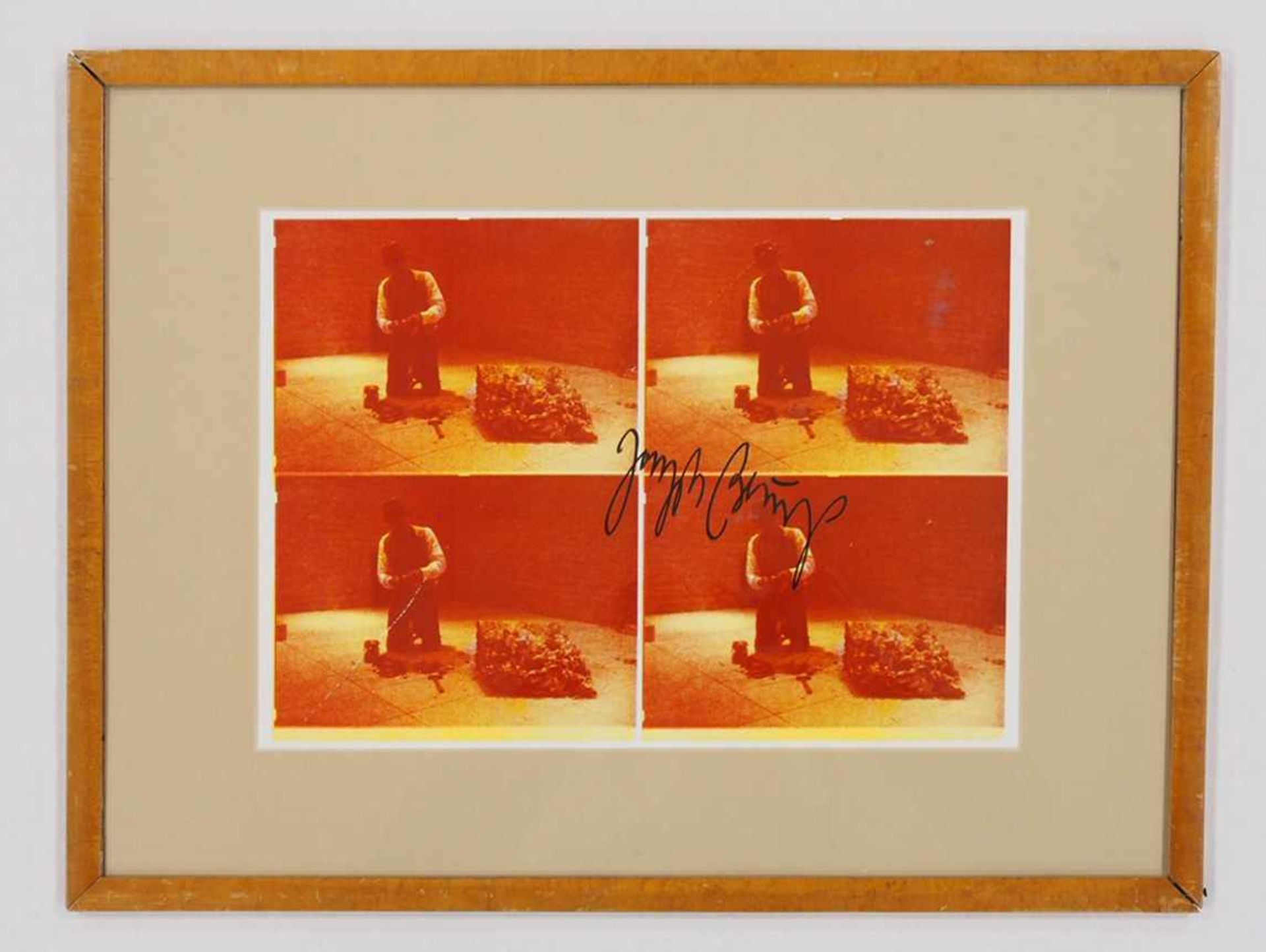 BEUYS, Joseph1921-1986HasengrabOffset, signiert, 22,5 x 31,5 cm, gerahmt unter Glas und - Bild 2 aus 2