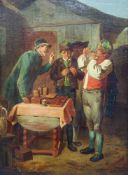 EBERLE, Adolf1843-1914Jungen beim TabakhändlerÖl auf Leinwand, alt aufgezogen auf Karton, signiert