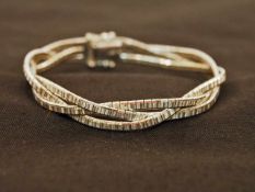 Armband585er Weissgold, Durchmesser 5,5 cm, Gewicht 21g