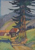 BANTÈ, Arthur Alexander1887-1951Goldkronach im FichtelgebirgeGouache auf Papier, signiert unten