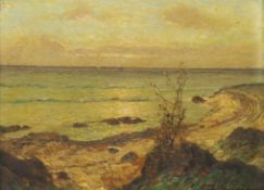 PRÜSSEN, Clemens1888-1966Am StrandÖl auf Malkarton, signiert unten rechts, 20,5 x 27,5 cm, Rahmen