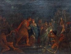 ITALIENISCHER MEISTERUM 1700Bacchus und AriadneÖl auf Leinwand, doubliert, 72 x 96,5 cm, Rahmen