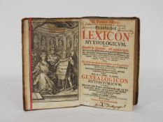HEDERICHS, BenjaminGründliches Lexicon Mythologicum...Leipzig 1741 (mit den genealogischen Tabellen,