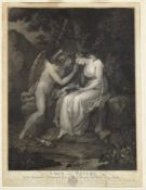 BUCHHORN, Ludwig1770-1856Amor und PsychePunktierstich (nach A. Kauffmann), 1804, 59 x 45 cm, gerahmt