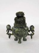 RäuchergefäßJade, China, 20. Jahrhundert, Höhe 16 cm