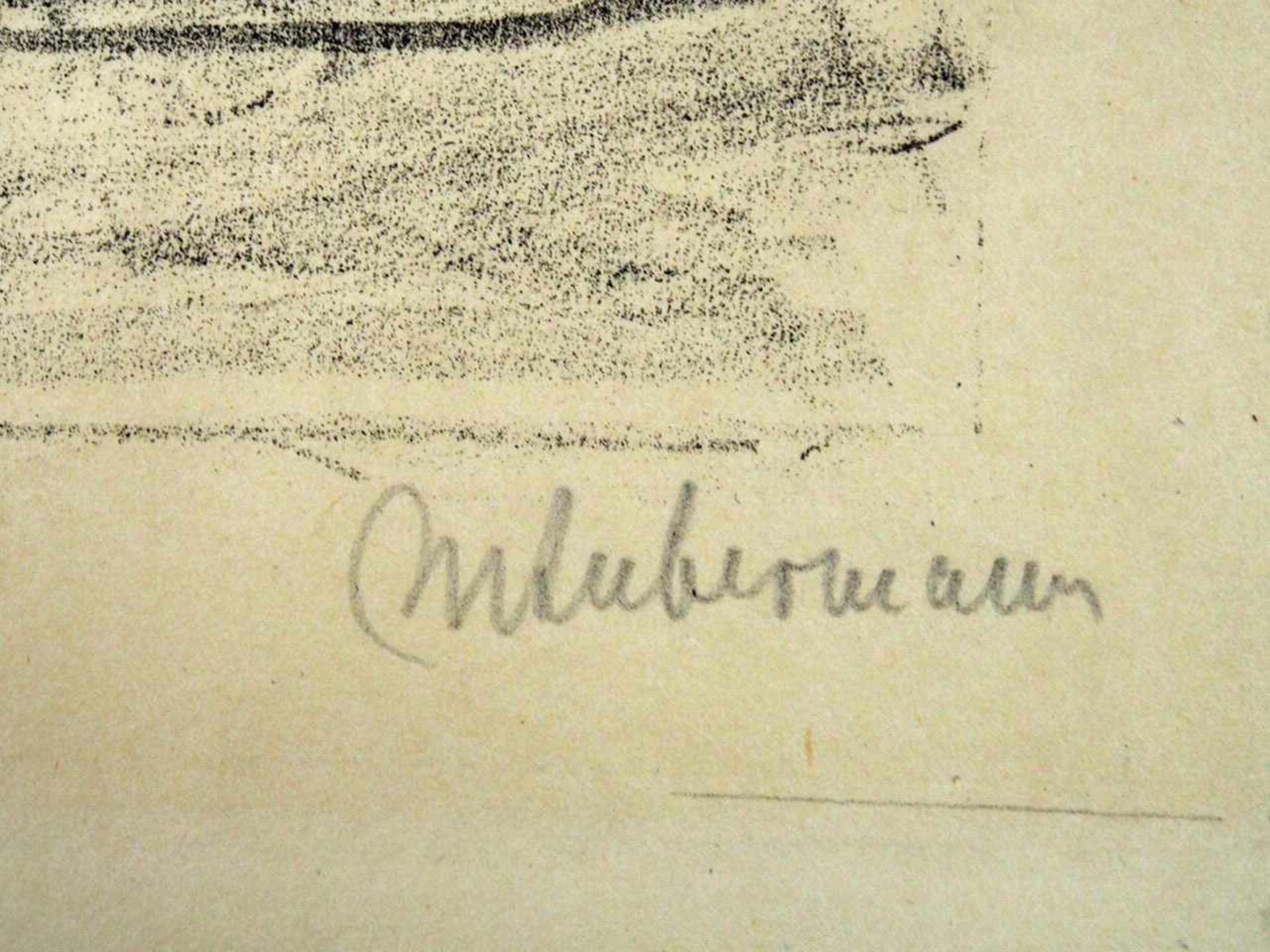 LIEBERMANN, Max1847-1935StrandvergnügenLithographie, signiert in Bleistift unten rechts, 24,5 x 31,5 - Bild 3 aus 3